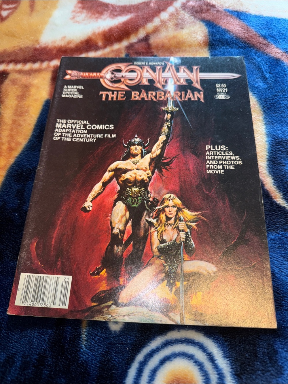 Vintage Marvel Conan The Barbarian Magazine